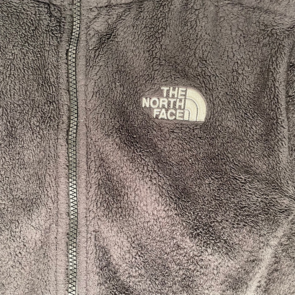 Women's Size Medium The North Face Black Fleece Jacket - Picture 3 of 8